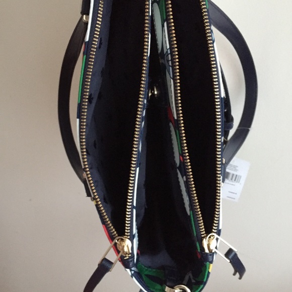 Kate Spade Medium Satchel, Dawn Breezy Blue Floral - Picture 4 of 6